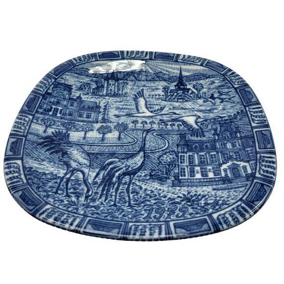 Vintage Other - Vintage Rorstrand Swedish Christmas Plate 1979 Nils In Vaestergoetland Collector